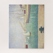 Georges Seurat - Ingang van de haven van Honfleur Legpuzzel (Verticaal)