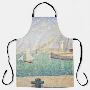 Georges Seurat - Ingang van de haven van Honfleur Schort