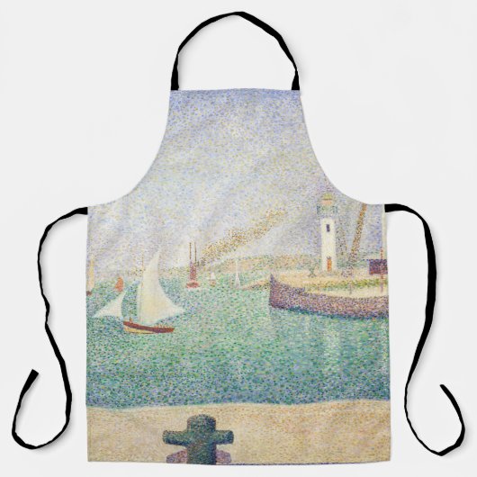 Georges Seurat - Ingang van de haven van Honfleur Schort (Voorkant)