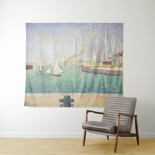 Georges Seurat - Ingang van de haven van Honfleur Wandkleed (In Situ (horizontaal))