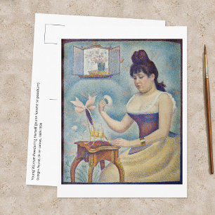 Georges Seurat - Jonge vrouw die zich poedert Briefkaart