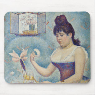 Georges Seurat - Jonge vrouw die zich poedert Muismat