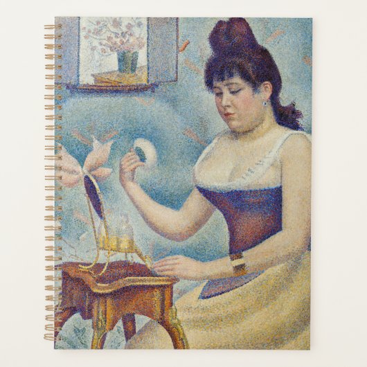 Georges Seurat - Jonge vrouw die zich poedert Planner (Voorkant)