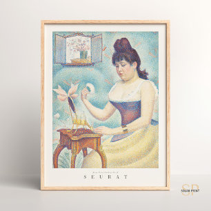 Georges Seurat Jonge Vrouw Powdering Zelf Kunst Poster