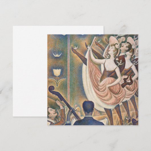 Georges Seurat - Le Chahut Bedankkaart (Voorkant / Achterkant)