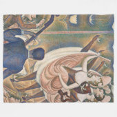 Georges Seurat - Le Chahut Fleece Deken (Voorkant (Horizontaal))