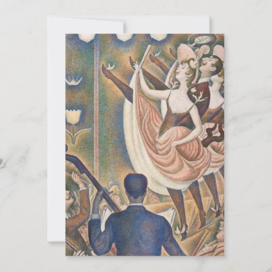 Georges Seurat - Le Chahut Kaart (Voorkant)