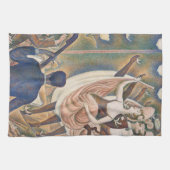 Georges Seurat - Le Chahut Theedoek (Horizontaal)