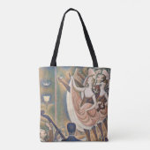 Georges Seurat - Le Chahut Tote Bag (Achterkant)