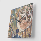 Georges Seurat - Le Chahut Vierkante Klok (Hoek)