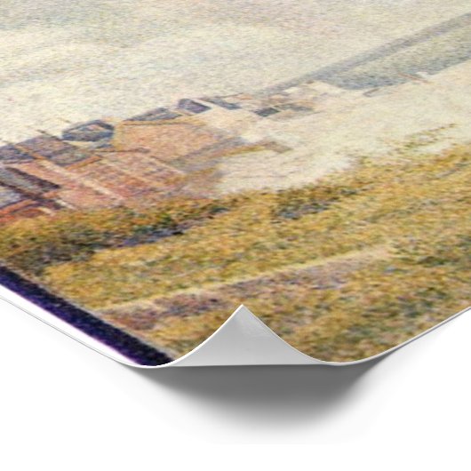 Georges Seurat - Le Crotoy downstream Poster (Hoek)