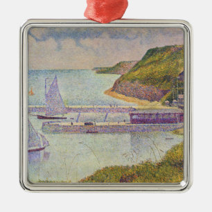 Georges Seurat - Port-en-Bessin bij hoogtij Metalen Ornament