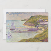 Georges Seurat - Port-en-Bessin - High-Tide Kaart (Voorkant)