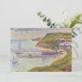 Georges Seurat - Port-en-Bessin - High-Tide Kaart (Staand voorkant)