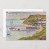 Georges Seurat - Port-en-Bessin - High-Tide Kaart (Voorkant / Achterkant)