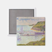 Georges Seurat - Port-en-Bessin - High-Tide Magneet (Voorkant / Achterkant)