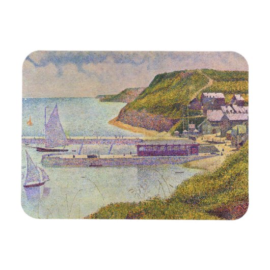 Georges Seurat - Port-en-Bessin - High-Tide Magneet (Horizontaal)