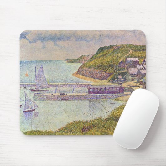 Georges Seurat - Port-en-Bessin - High-Tide Muismat (Met muis)