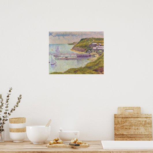 Georges Seurat - Port-en-Bessin - High-Tide Poster (Keuken)