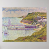 Georges Seurat - Port-en-Bessin - High-Tide Poster (Voorkant)