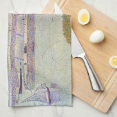 Georges Seurat - Port-en-Bessin - High-Tide Theedoek (Quarter Fold)