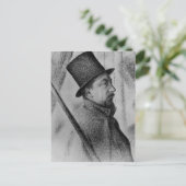 Georges Seurat-Portret van Paul Signac Briefkaart (Staand voorkant)
