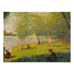 Georges Seurat - Studie naar een zondag in La Gran Foto Afdruk