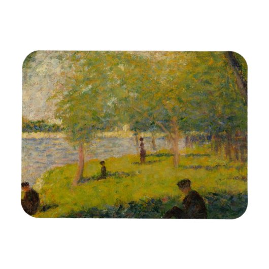 Georges Seurat - Studie naar een zondag in La Gran Magneet (Horizontaal)