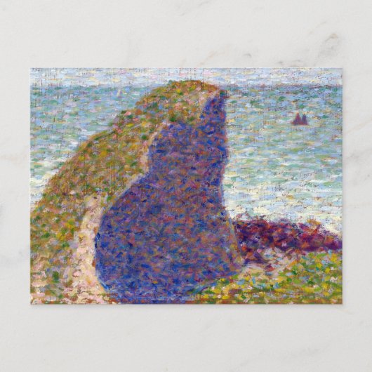 Georges Seurat Study for Le Bec du Hoc, Grandcamp Briefkaart (Voorkant)
