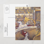 Georges Seurat - The Circus Briefkaart (Voorkant / Achterkant)