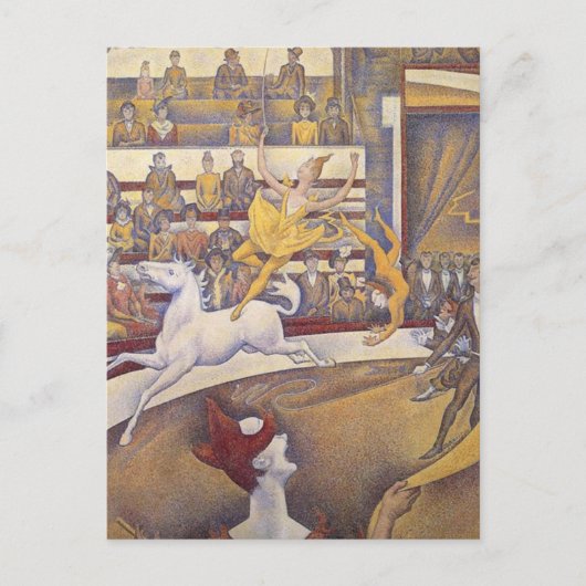 Georges Seurat - The Circus Briefkaart (Voorkant)