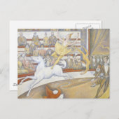 Georges Seurat - The Circus Briefkaart (Voorkant / Achterkant)