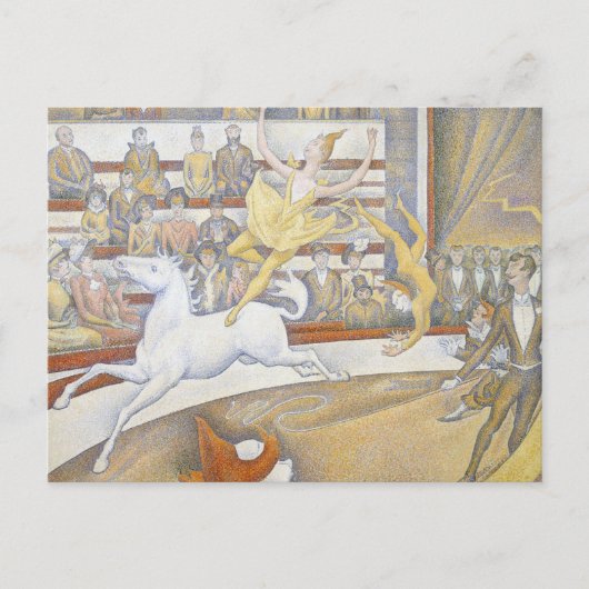 Georges Seurat - The Circus Briefkaart (Voorkant)