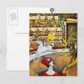 Georges Seurat - The Circus Briefkaart (Voorkant / Achterkant)
