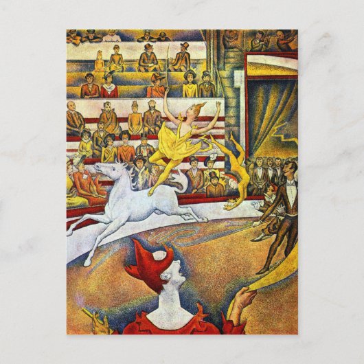 Georges Seurat - The Circus Briefkaart (Voorkant)