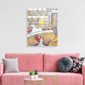 Georges Seurat - The Circus Canvas Afdruk (Insitu (Woonkamer))