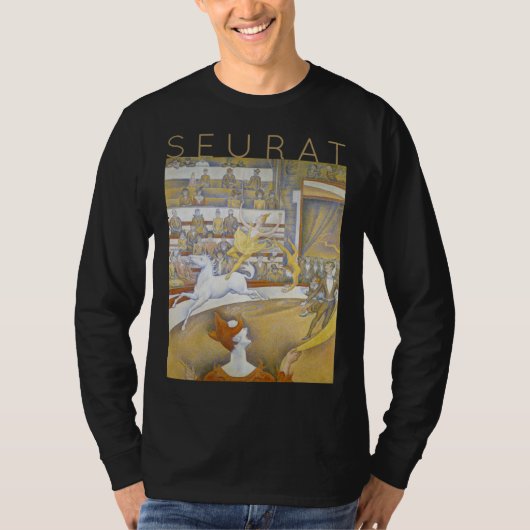 Georges Seurat  The Circus  for Artists T-shirt (Voorkant)