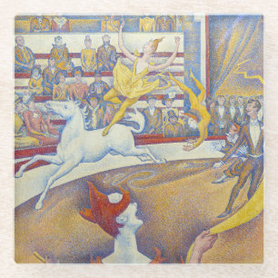 Georges Seurat - The Circus Glazen Onderzetter