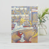 Georges Seurat - The Circus Kaart (Staand voorkant)