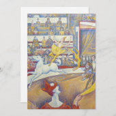 Georges Seurat - The Circus Kaart (Voorkant / Achterkant)