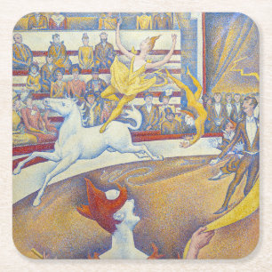 Georges Seurat - The Circus Kartonnen Onderzetters