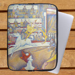 Georges Seurat - The Circus Laptop Sleeve<br><div class="desc">Circus/Le Cirque/Le cirque Une ecuyere a cheval,  un clown et des acrobates by Georges Seurat in 1890-1891</div>