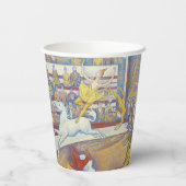 Georges Seurat - The Circus Papieren Bekers (Achterkant)