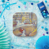 Georges Seurat - The Circus Papieren Bordje (Feest)