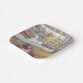 Georges Seurat - The Circus Papieren Bordje (Gebogen)