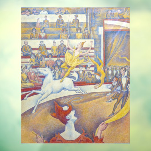 Georges Seurat - The Circus Raamsticker (Vel 3)