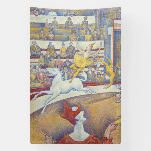 Georges Seurat - The Circus Spandoek (Verticaal)