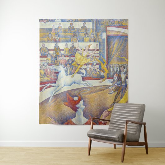 Georges Seurat - The Circus Wandkleed (In situ)