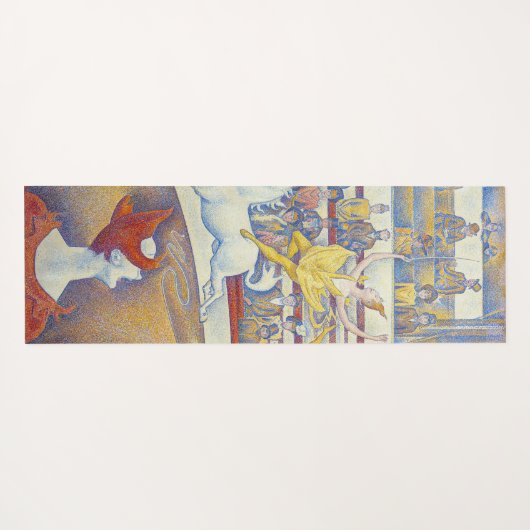 Georges Seurat - The Circus Yogamat (Achterkant (horizontaal))