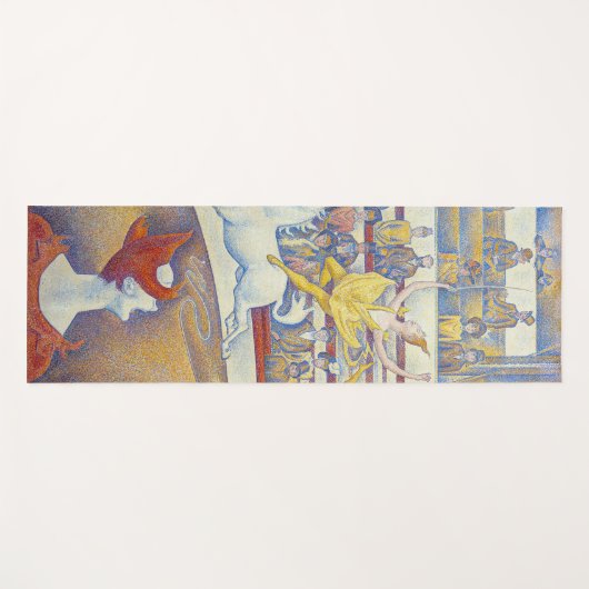 Georges Seurat - The Circus Yogamat (Voorkant (horizontaal))